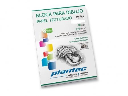 BLOCK DIBUJO ENCOLADO PLANTEC 210GR A5 40H - 15671 (x U.)