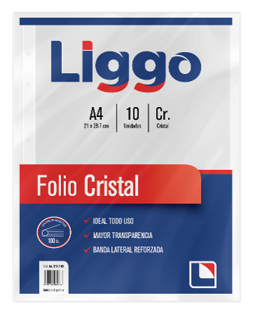 FOLIO LIGGO A4 X10 STD (x U.)