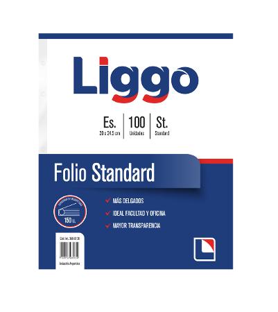 FOLIO LIGGO ESCOLAR X100 STD (x U.)