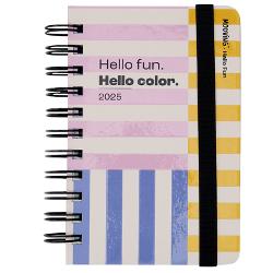 AGENDA MOOVING 2025 10X15 2DXP HELLO FUN 224 PAG - 1402155 (x U.)