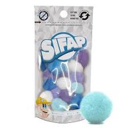 POMPON FELPA SIFAP 20MM SURT CLASICO/ FLUO / PASTEL  X40 (x U.)