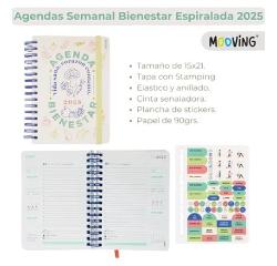 AGENDA MOOVING 2025 15X21 DXP BIENESTAR 384 PAG - 1405152 (x U.)