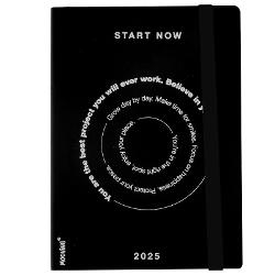 AGENDA MOOVING 2025 15X21 DXP BLACK 384 PAG - 1404145 (x U.)